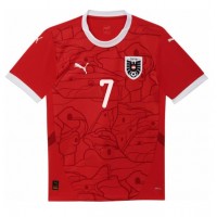 Austria Marko Arnautovic #7 Replica Home Shirt Euro 2024 Short Sleeve